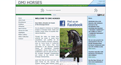 Desktop Screenshot of dmjhorses.com
